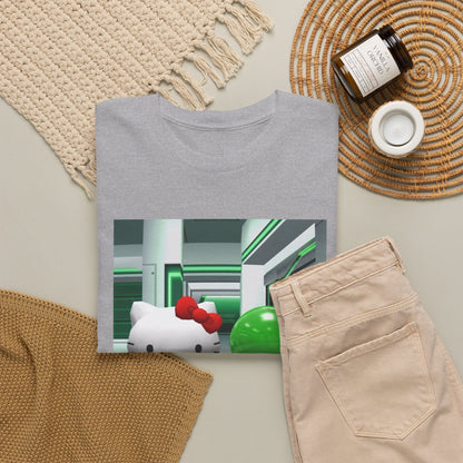 Kitty And Slime Flipping The Bird Tee
