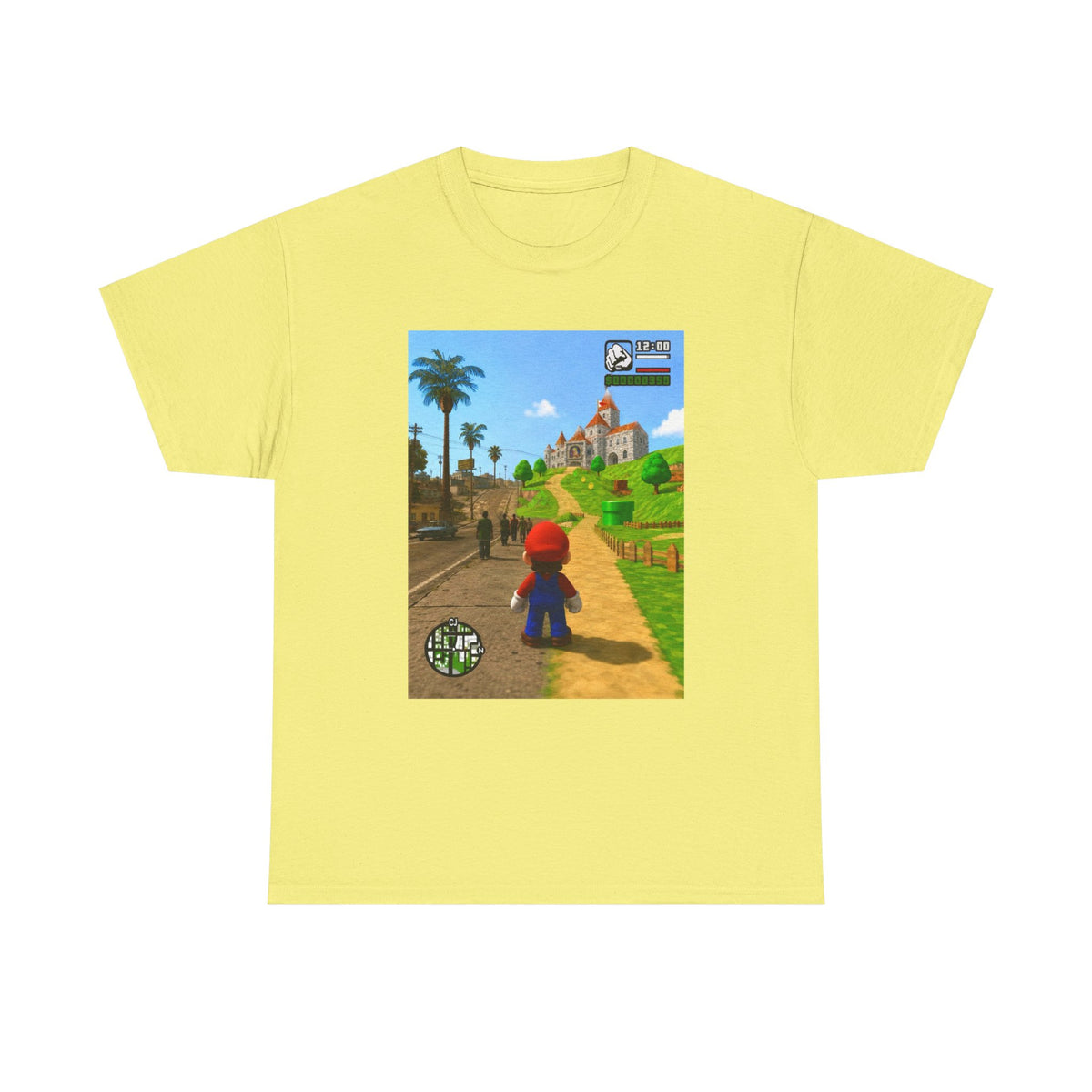 Mario Exploring San Andreas Streets