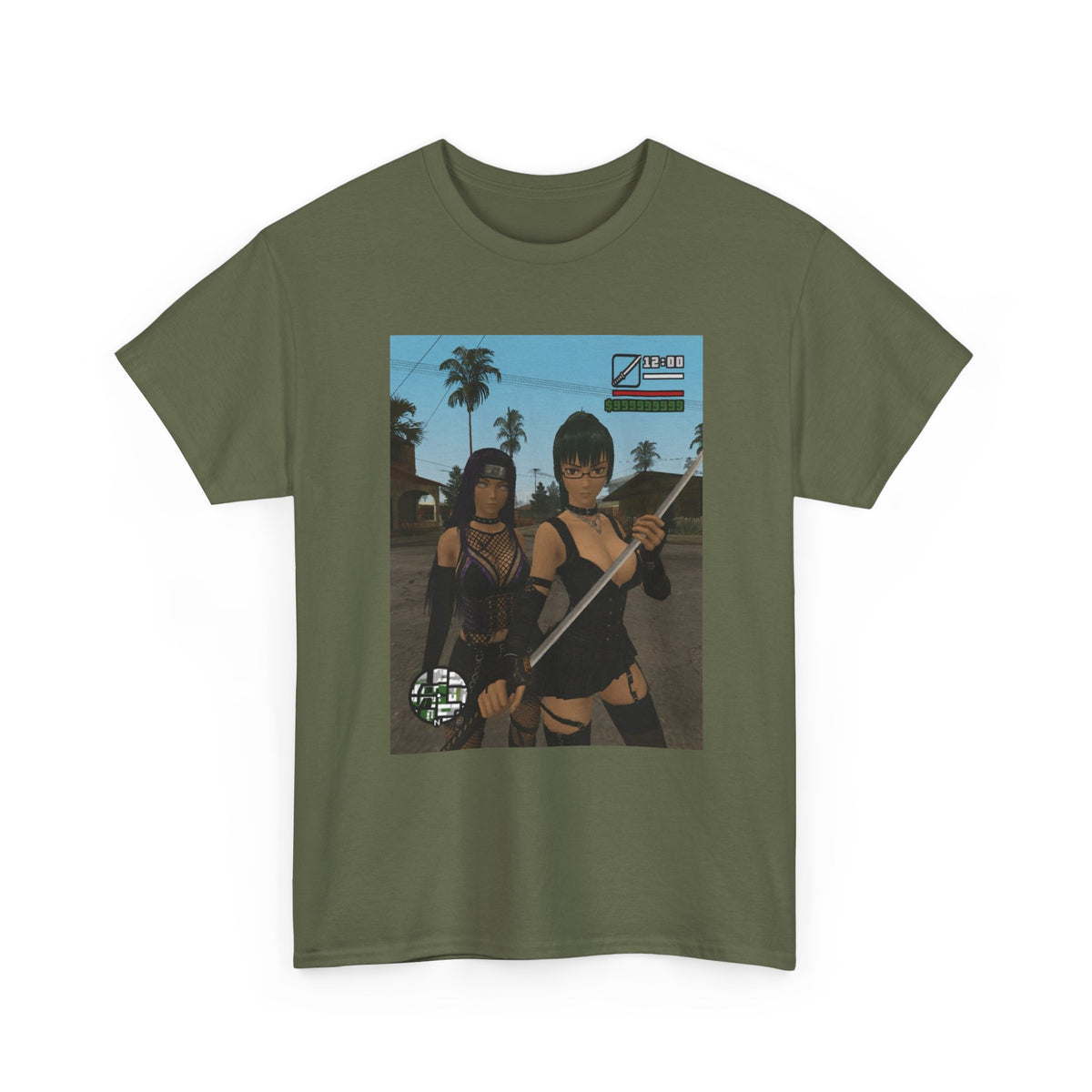 GTA-Inspired Girls With Katanas Tee