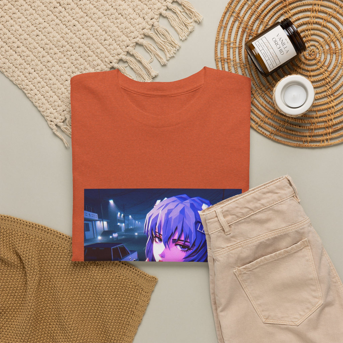 Rei Ayanami Riding GTA Streets Tee
