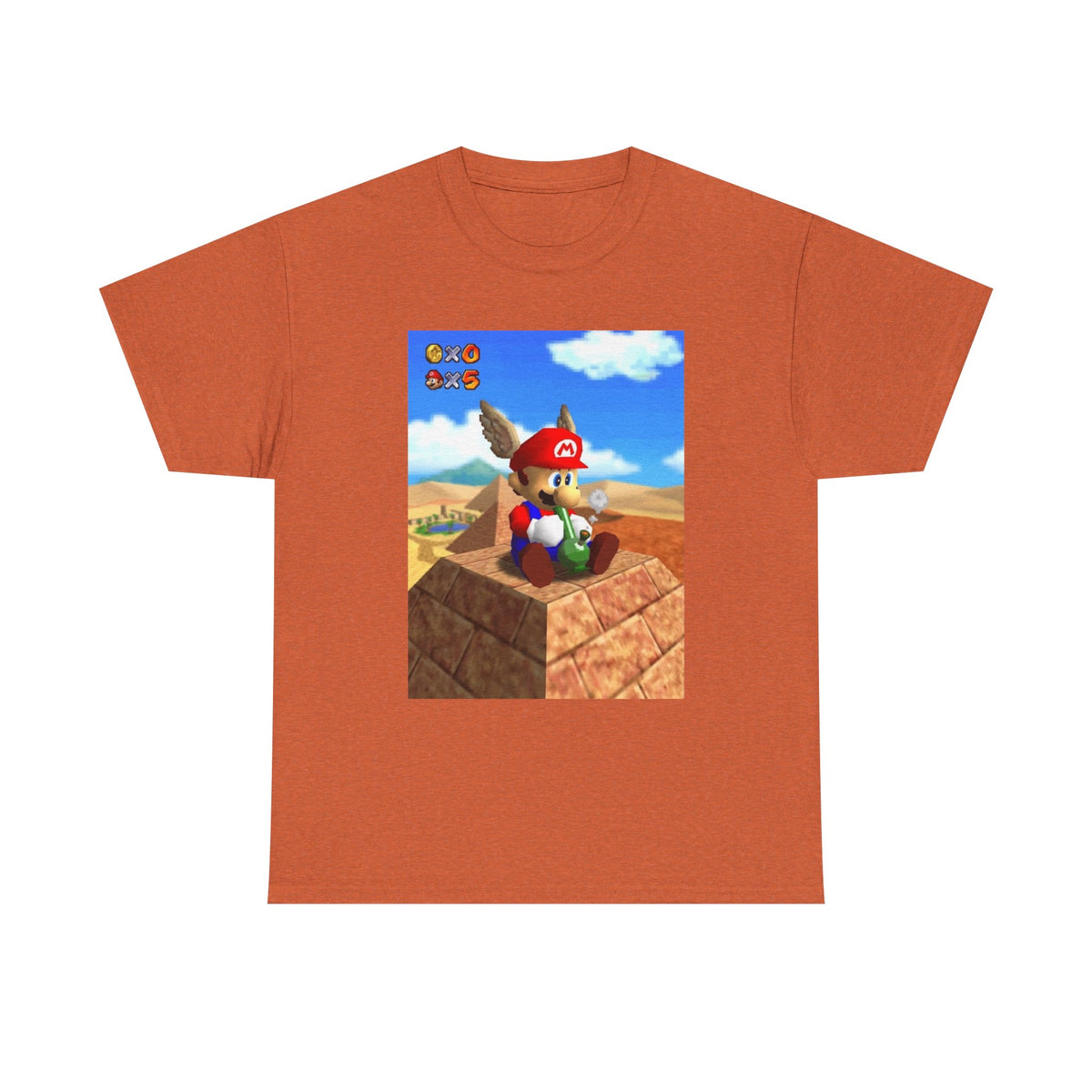 Wing Cap Mario Enjoying The Desert View Tee