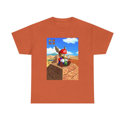 Wing Cap Mario Enjoying The Desert View Tee