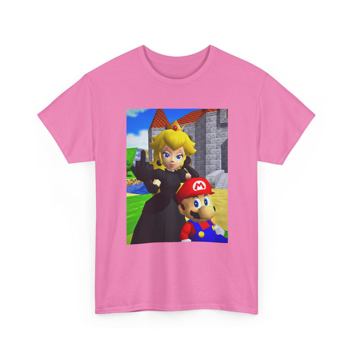 Princess Peach Flipping Off With Mario