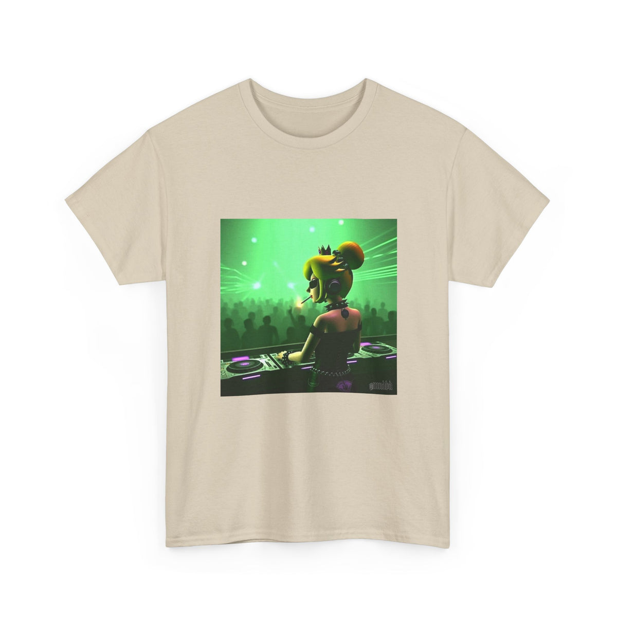 Punk Princess DJ Spinning Tracks Tee