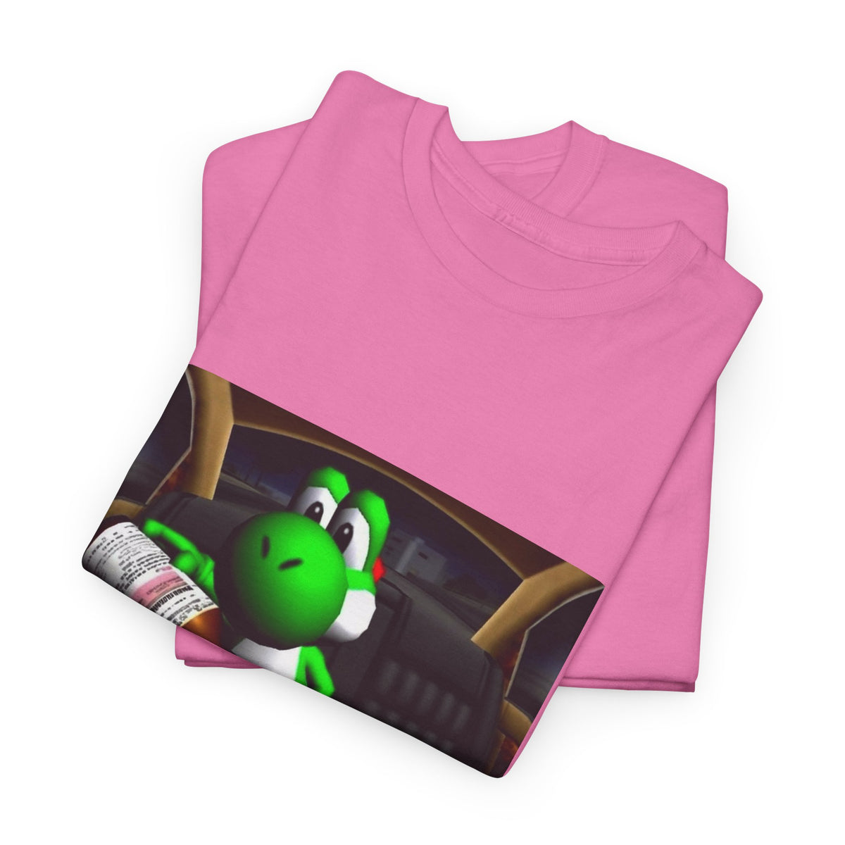 Yoshi Pouring Up Lean In A Car