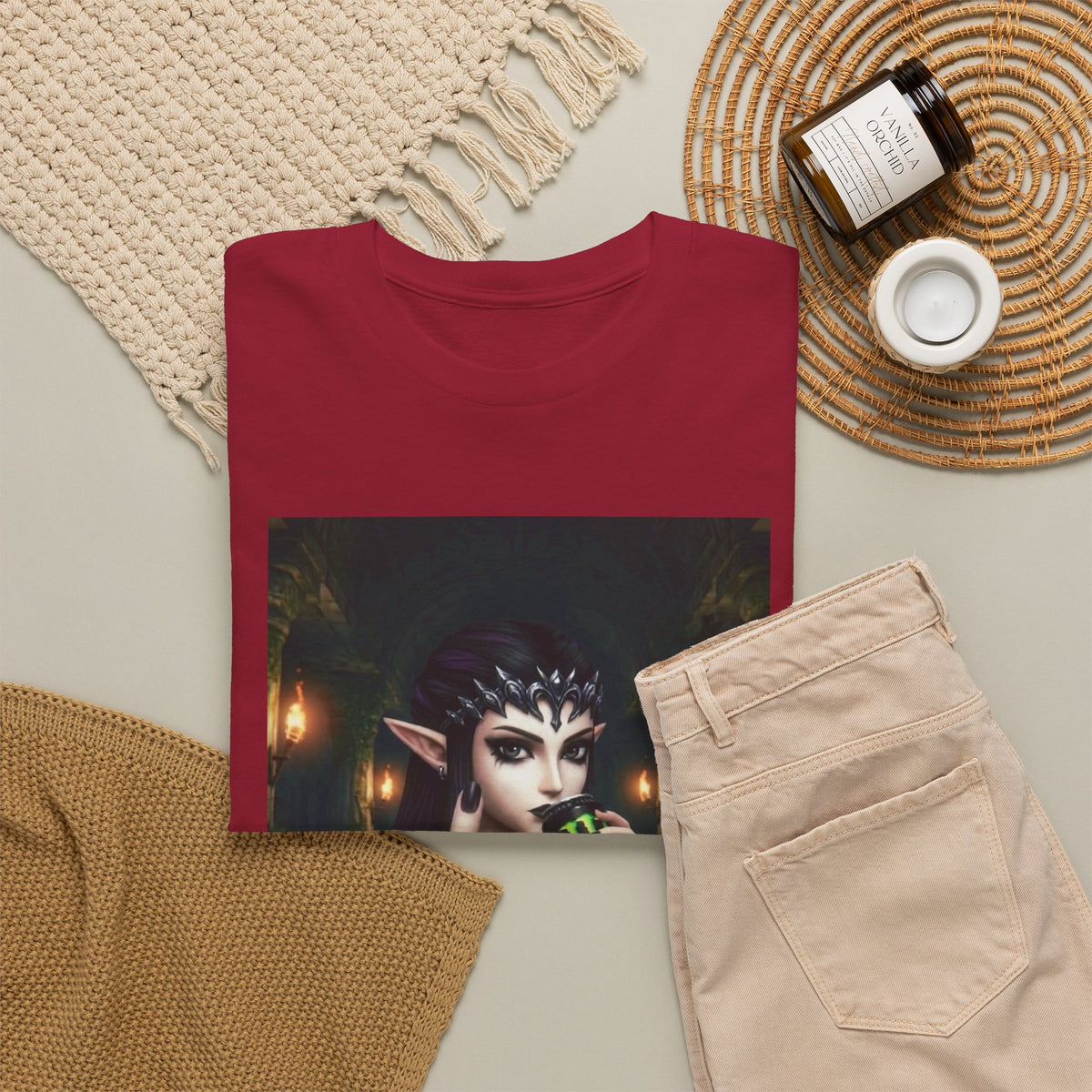 Edgy Elf Queen Flips You Off Tee