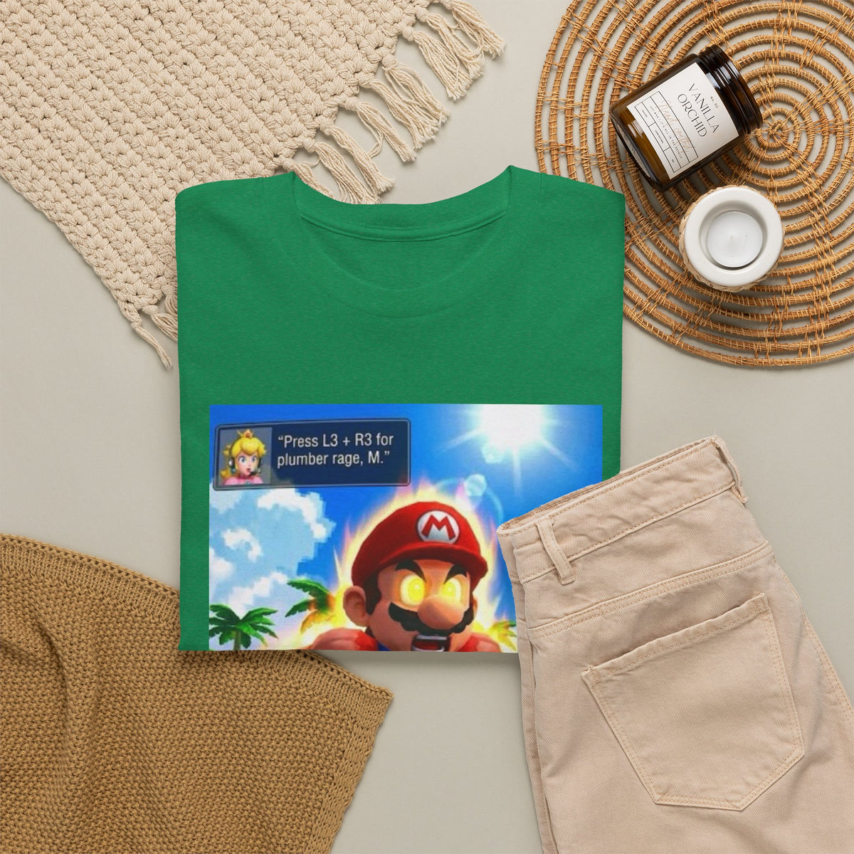 Mario Unleashes Plumber Rage Power