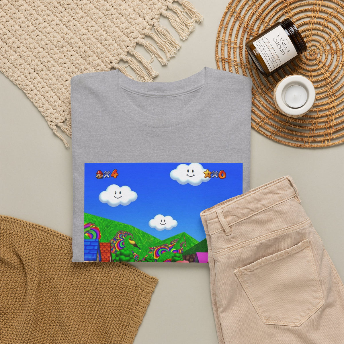 Mario Giving Mushroom & Peach Tripping