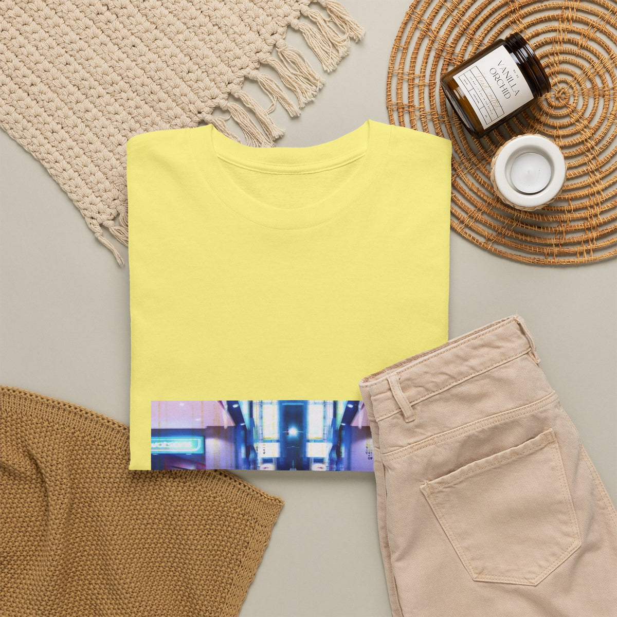 Meli and Chill Splashing Through Neon Streets Tee