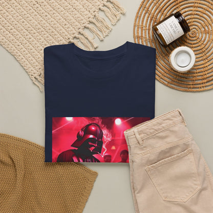 Darth Vader DJ Mixing And Smoking Tee