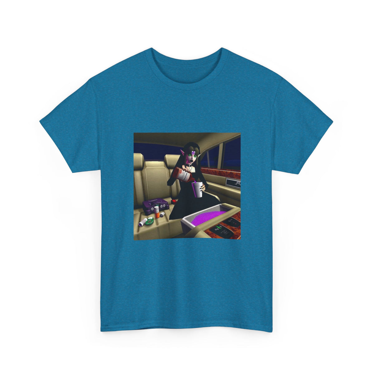Gothic Elf Pouring Lean In Limousine