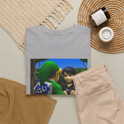 Link And Ocarina Girl Meeting