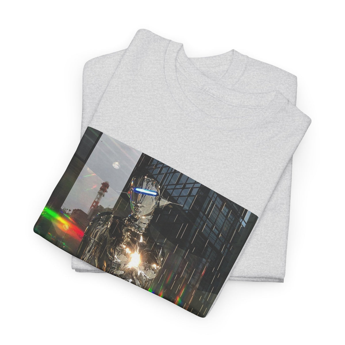 Neon Ember Flow Graphic Tee
