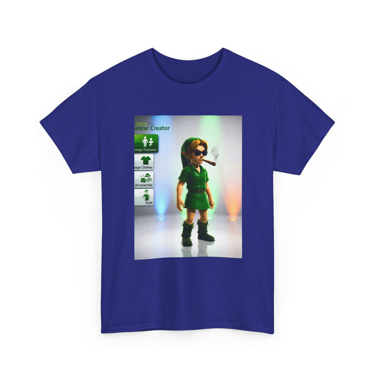 Xbox Avatar Link Smoking Blunt Tee