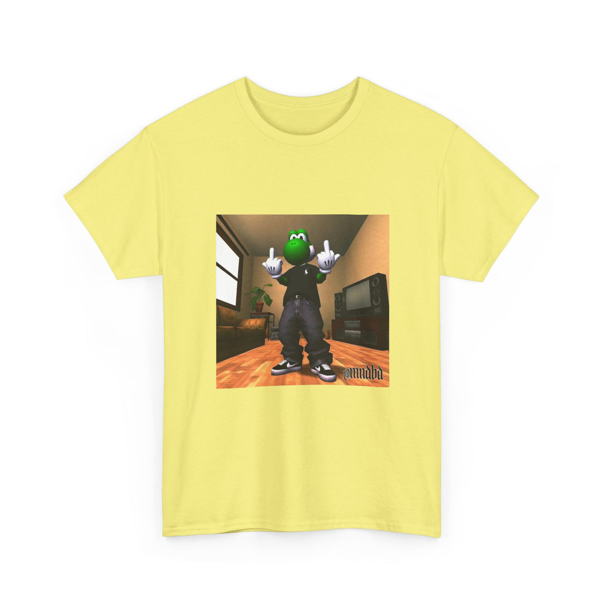 Yoshi Flipping Off In The Living Room Tee