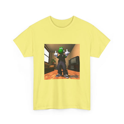 Yoshi Flipping Off In The Living Room Tee