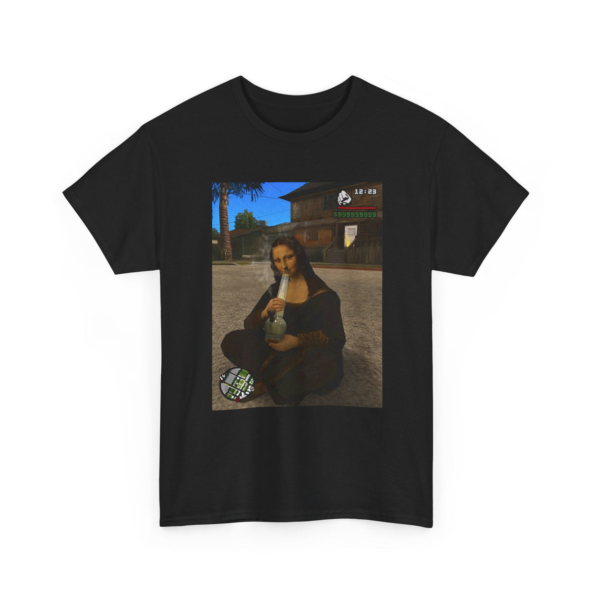 Mona Lisa Hitting The Bong Tee