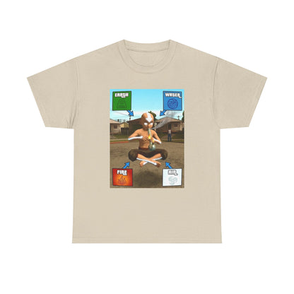 Aang Bending Smoke Elements Tee