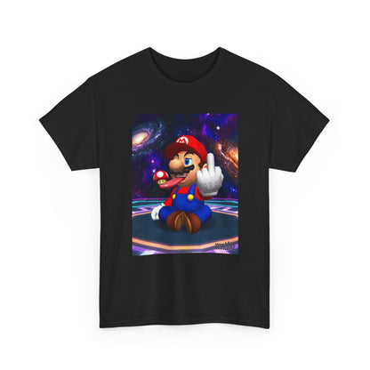 Mushroom-Tripping Plumber Gives The Finger Tee