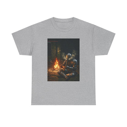 Armored Knight Smoking Bong By Bonfire
