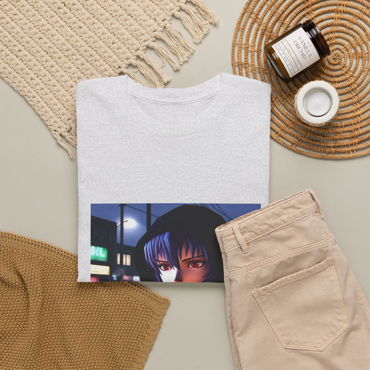Rei Ayanami cruising GTA San Andreas Tee (Design 2)
