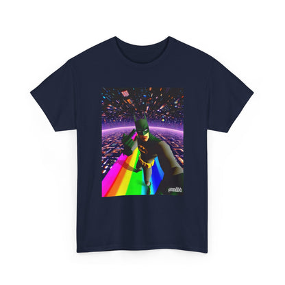Batman Flips Off Reality On Psychedelic Tee