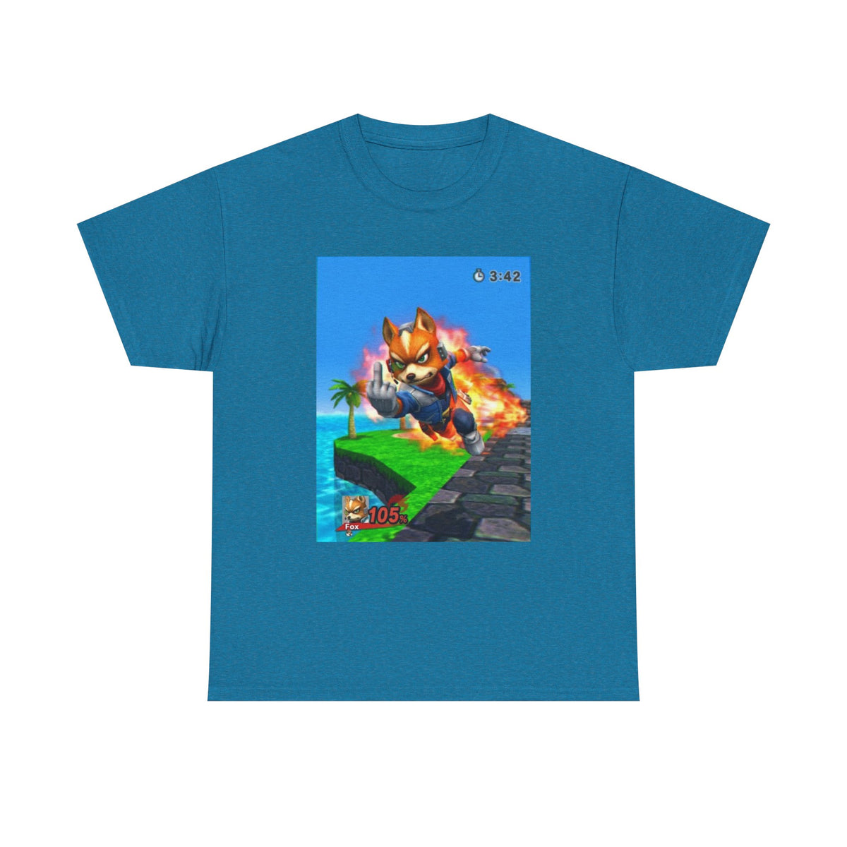 Fox McCloud Flipping The Bird Tee