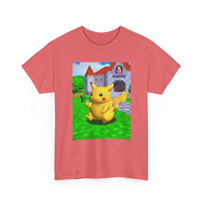 Pikachu Flipping The Bird At Peach's Castle