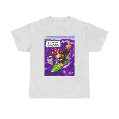 Donkey Kong Surfing Purple Wave Middle Finger