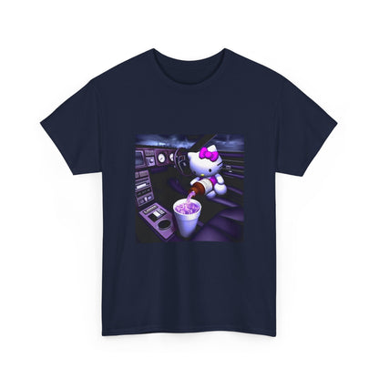 Hello Kitty Pours Lean In Car Tee