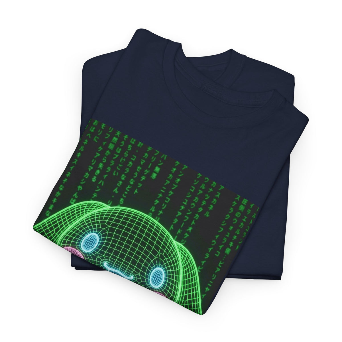 Wireframe Bunny Flips The Bird Tee