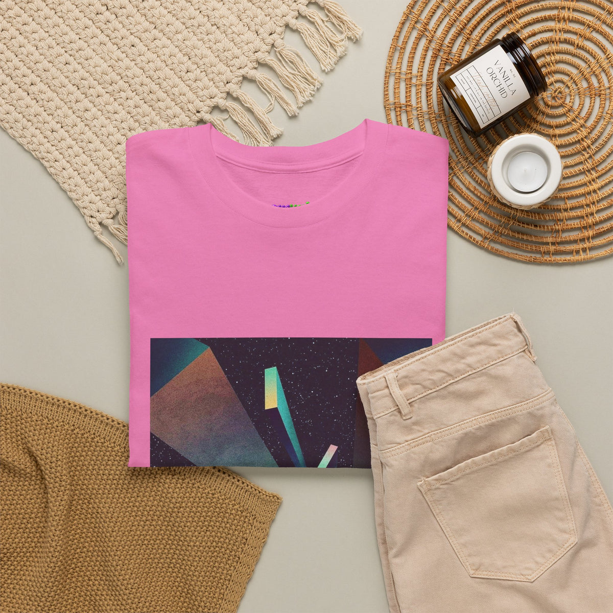 Violet Aluras Glowing Typography Tee