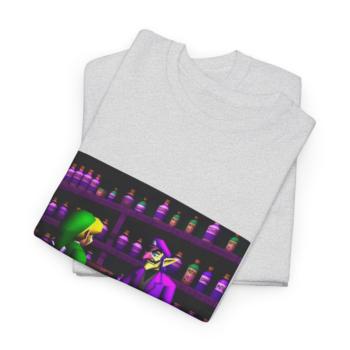 Link Gets Lean From Waluigi Tee