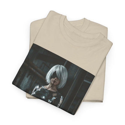 Chrome 2B Leaning In Industrial Scene