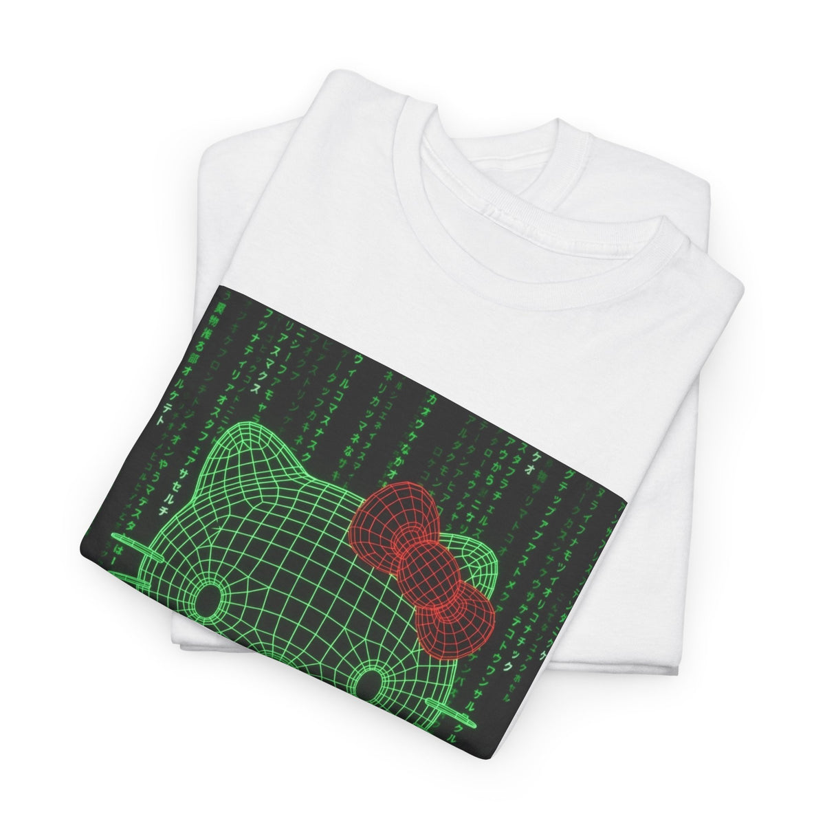 Cyber Hello Kitty Flips The Bird Tee
