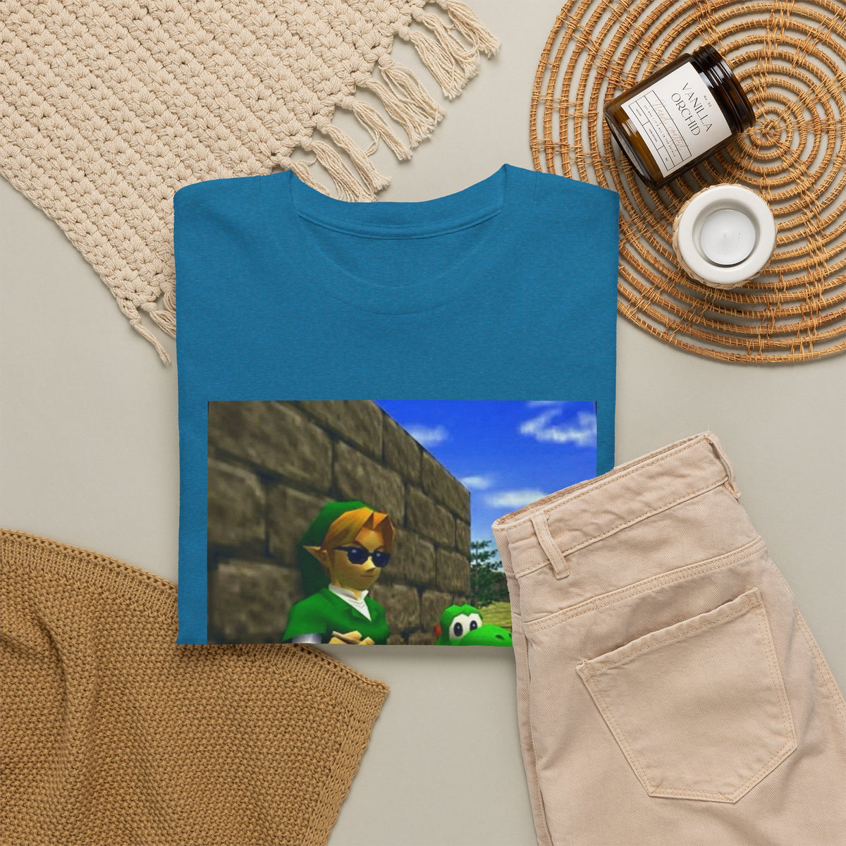 Link and Yoshi Chillin' With Blunts