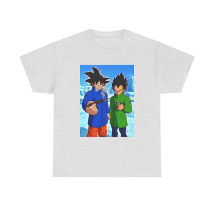 Goku and Vegeta Smoking in the Snow Tee