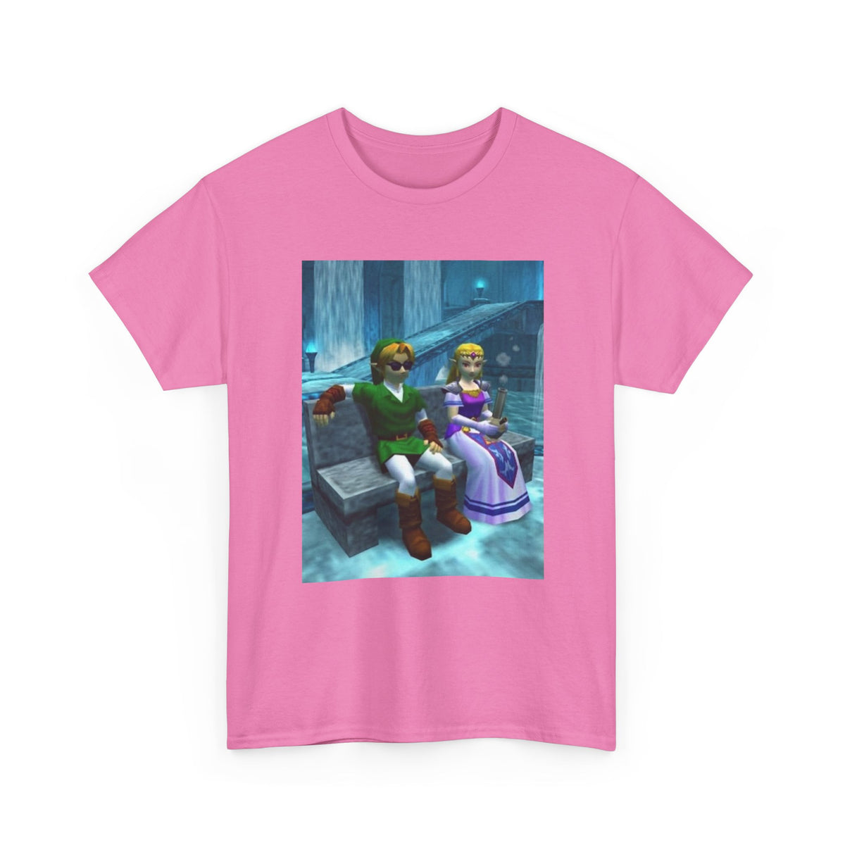 Link And Zelda Chilling In Zora's Domain