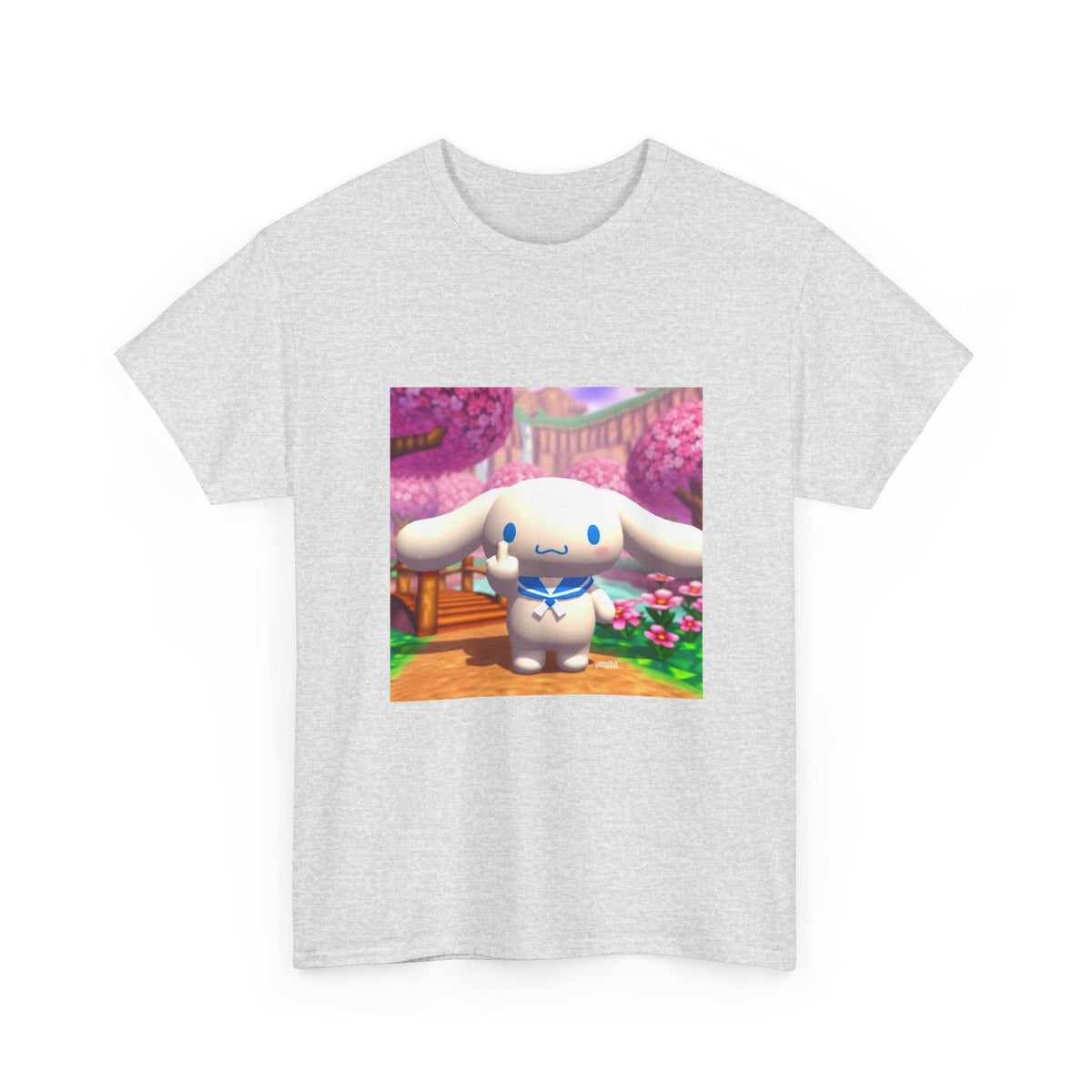 Cinnamoroll Showing The Middle Finger Tee