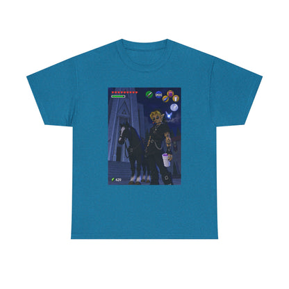 Goth Link Smoking With Epona Tee
