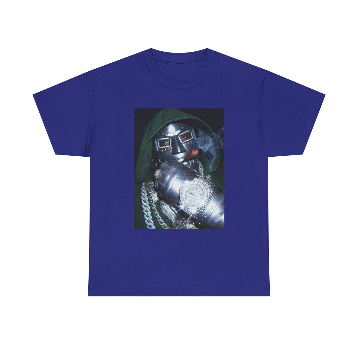 Villainous Rapper Smoking Diamond Bling Tee