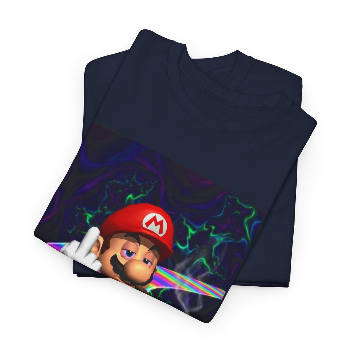 High Mario Karting On Rainbow Road
