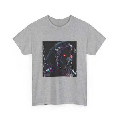 Chrome Dark Elf With Glowing Eyes Tee