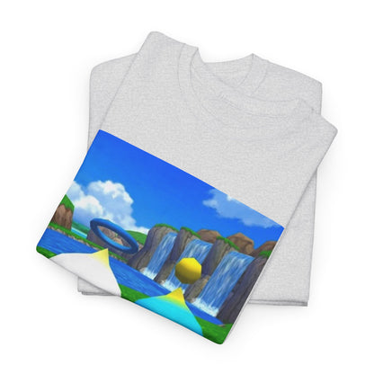 Chao Flipping Off On Green Hills Tee