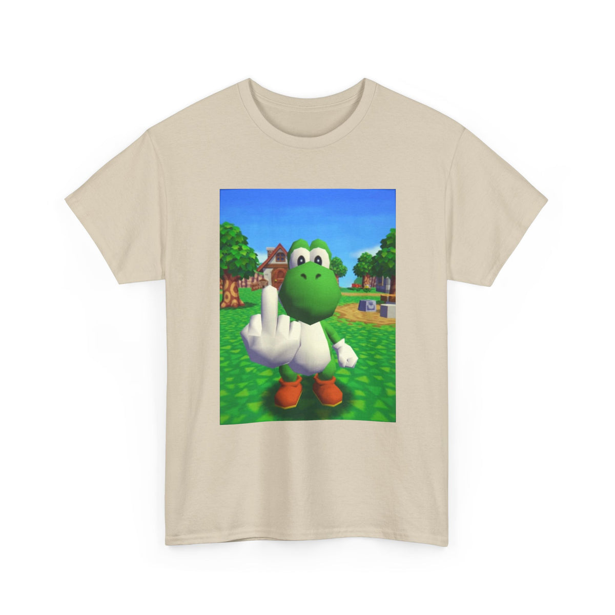 Yoshi Giving The Finger On A Tee
