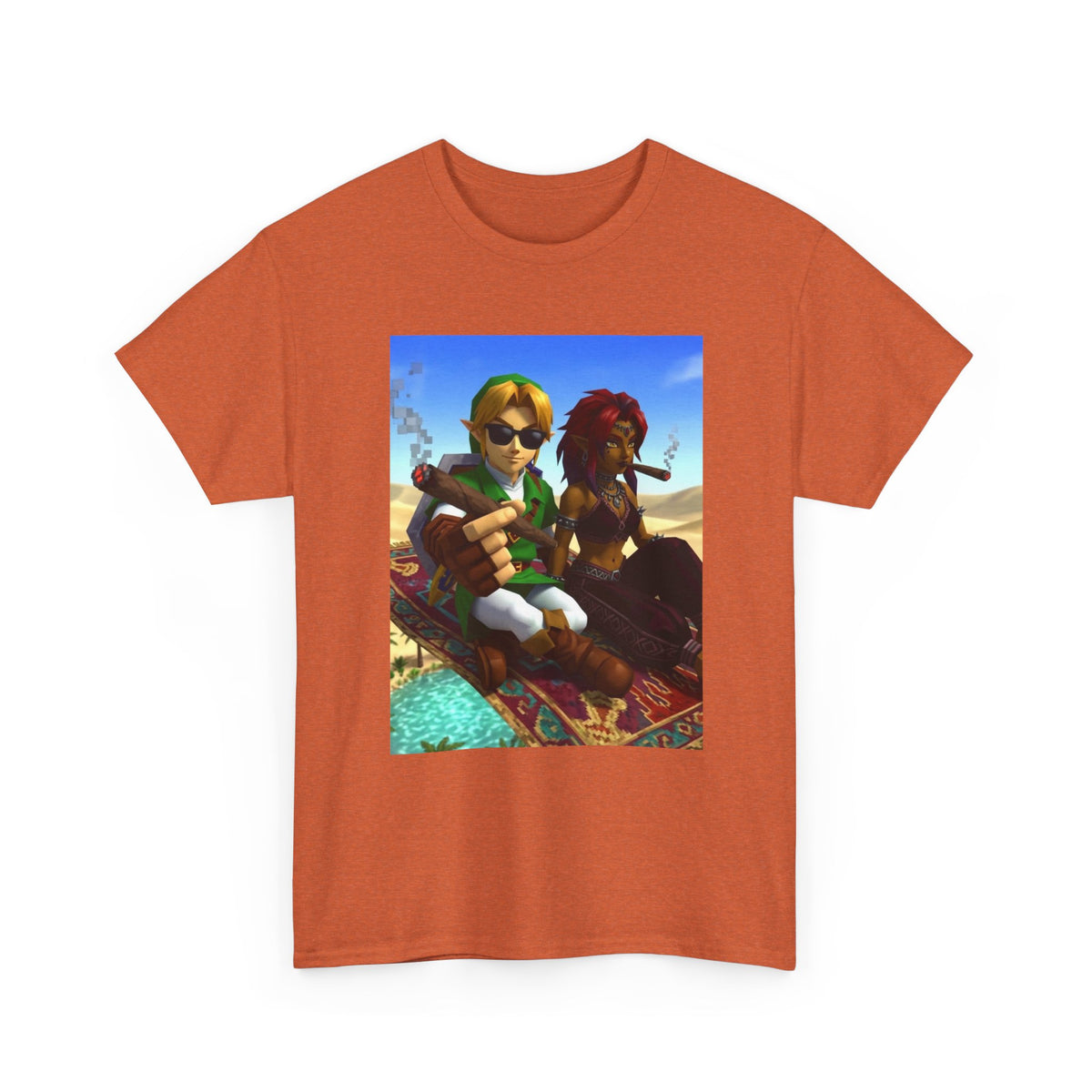 Link and Urbosa Hotbox Magic Carpet Tee