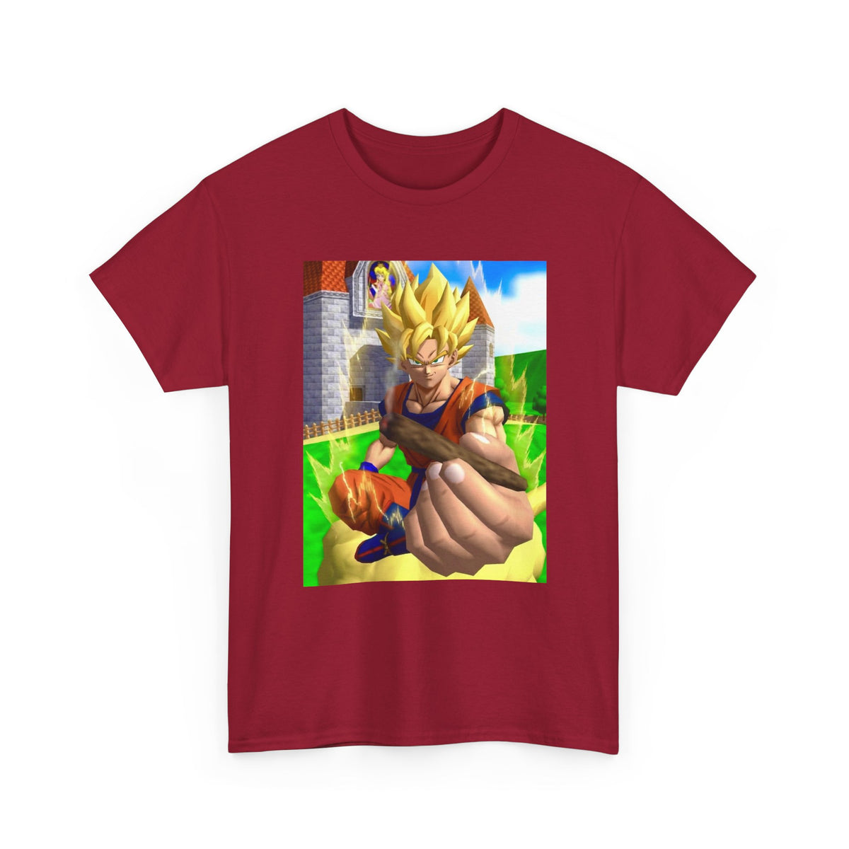 Super Saiyan Goku Holding A Blunt Tee