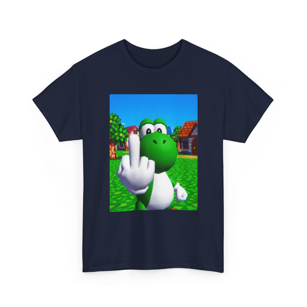 Yoshi Giving The Finger Tee (Design 6)