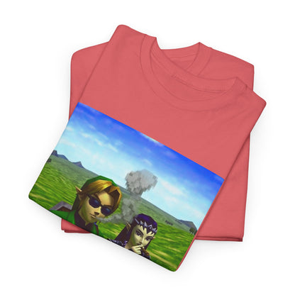 Link and Dark Zelda Blazing Hyrule Field