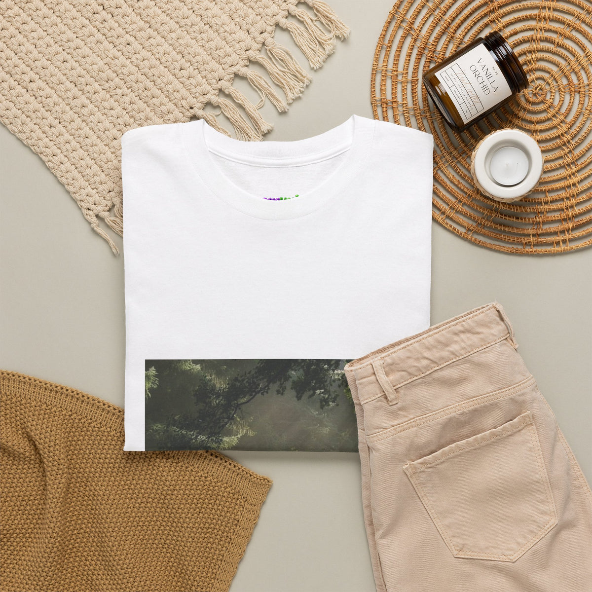 Urban Leaf Whisper Graphic Tee